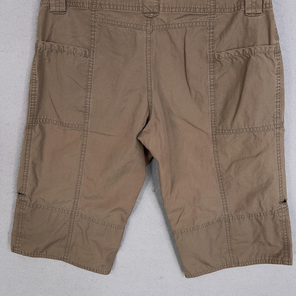 Patagonia Shorts Womens 0 Brown Organic Cotton Utility Hiking Bermuda Roll Tab - Picture 8 of 13
